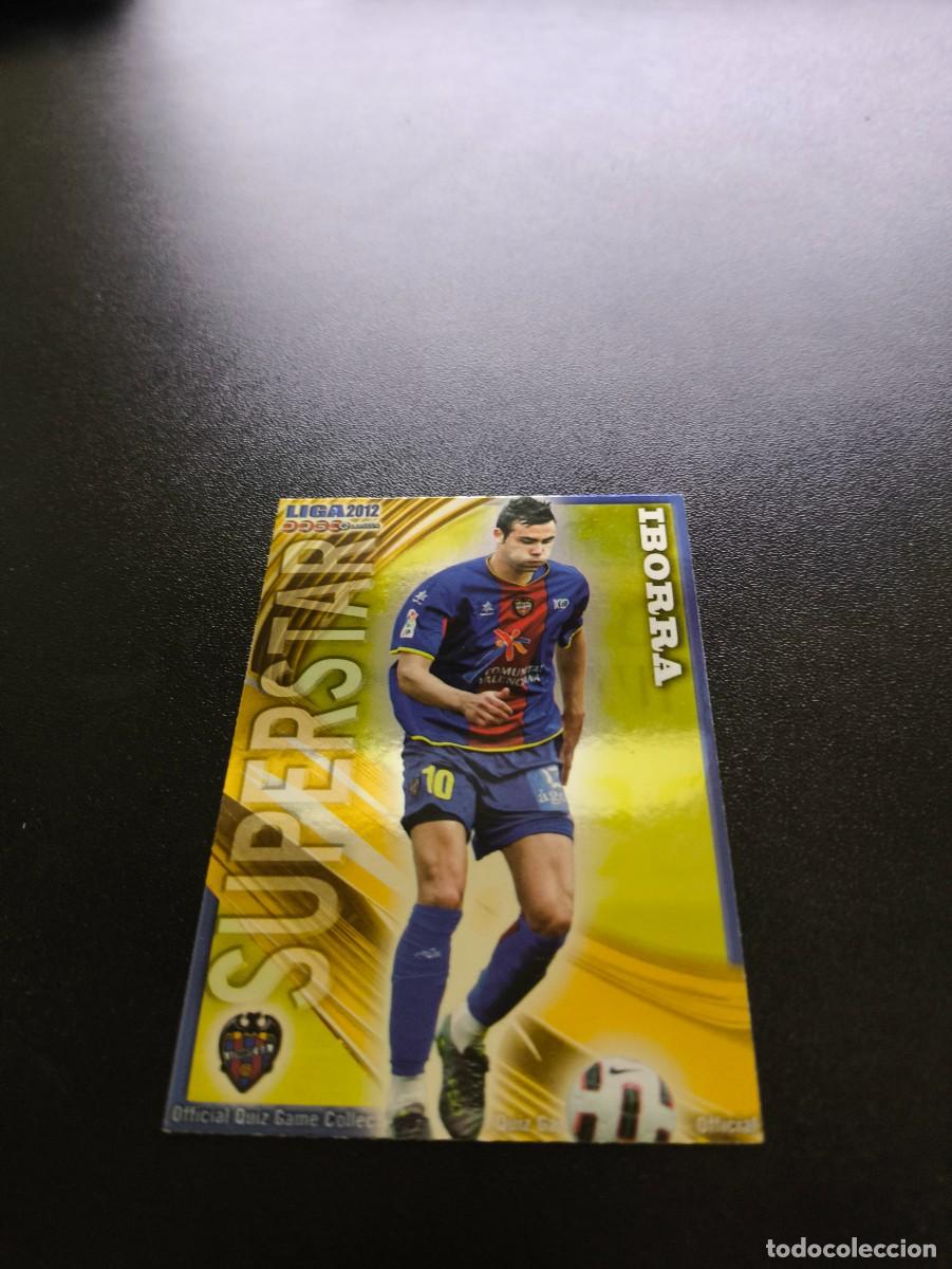Cromos de F&uacute;tbol: 376 IBORRA BRILLO LISO SUPERSTAR LEVANTE MUNDICROMO LIGA 2011 2012 11 12 NO PANINI ESTE MEGACRACKS