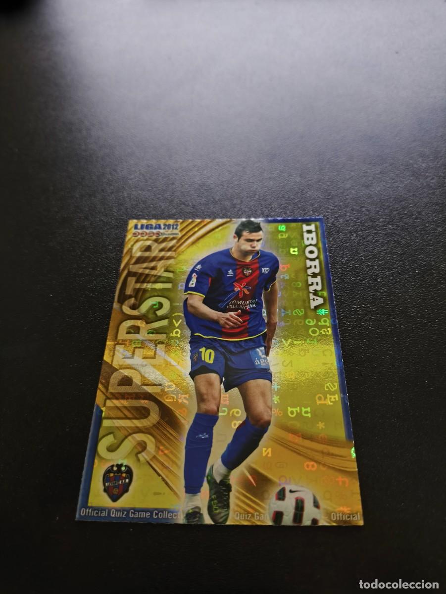 Cromos de F&uacute;tbol: 376 IBORRA FONDO LETRAS SUPERSTAR LEVANTE MUNDICROMO LIGA 2011 2012 11 12 NO PANINI ESTE MEGACRACKS
