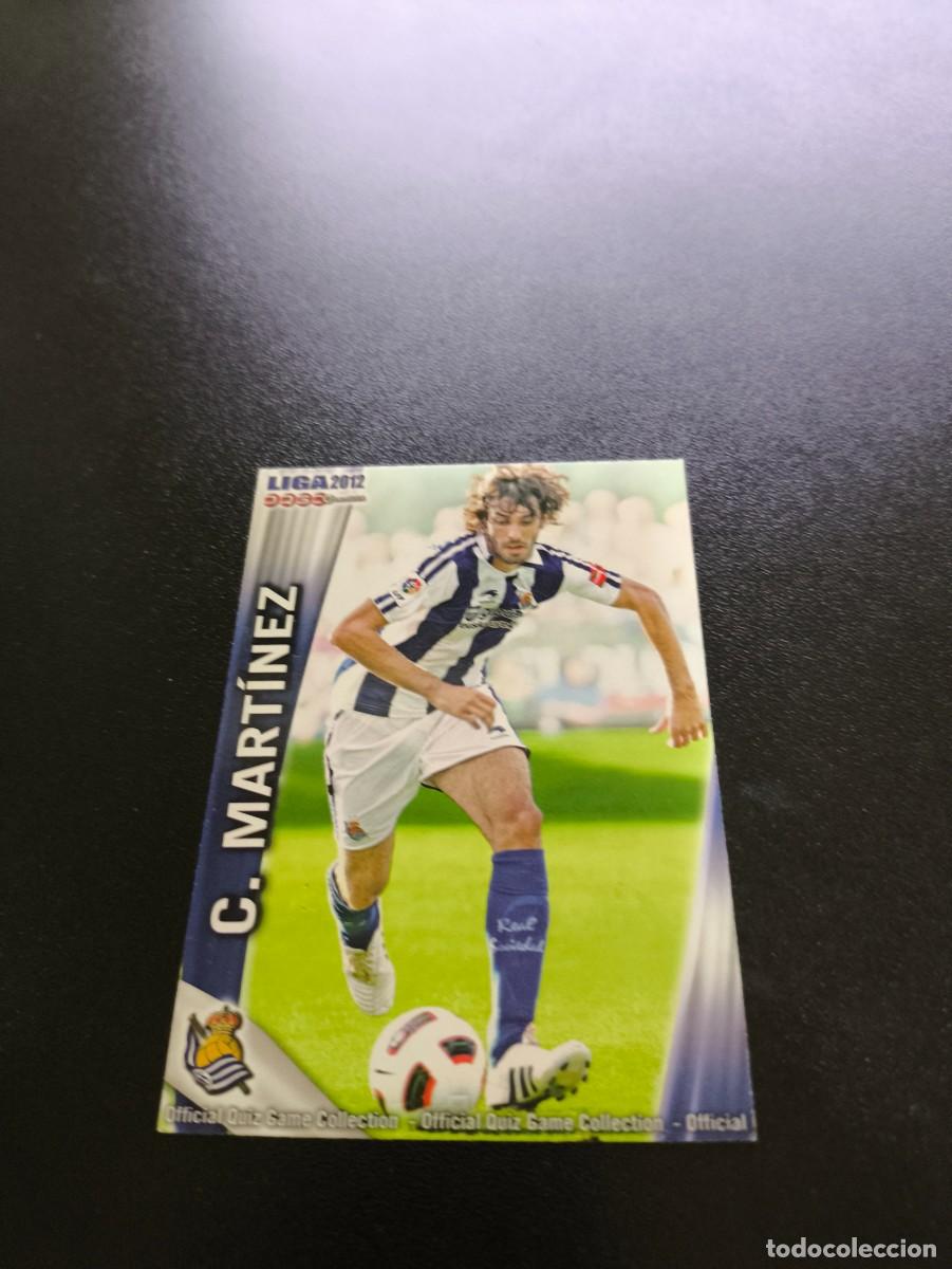 Cromos de F&uacute;tbol: 384 CARLOS MARTINEZ REAL SOCIEDAD MUNDICROMO LIGA 2011 2012 11 12 NO PANINI ESTE MEGACRACKS