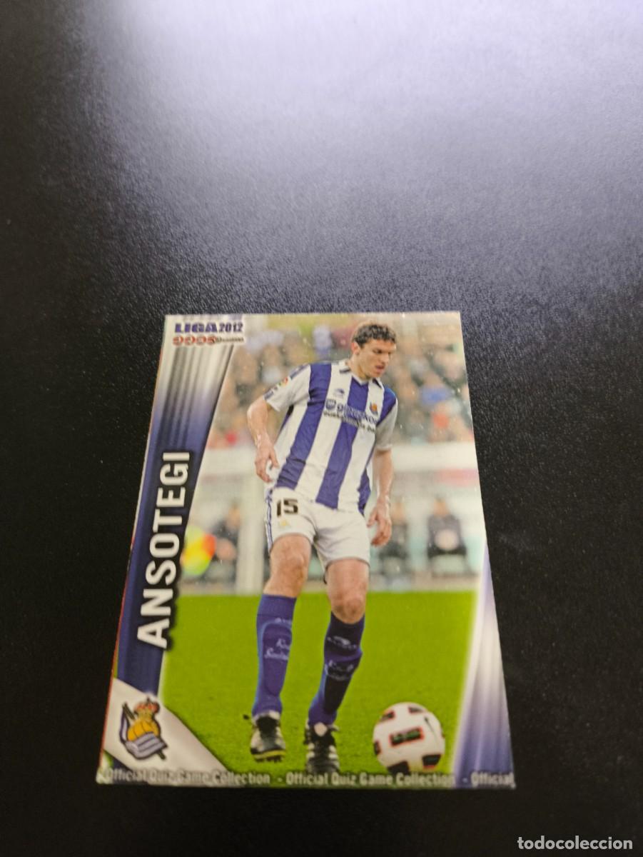 Cromos de F&uacute;tbol: 385 ANSOTEGI REAL SOCIEDAD MUNDICROMO LIGA 2011 2012 11 12 NO PANINI ESTE MEGACRACKS