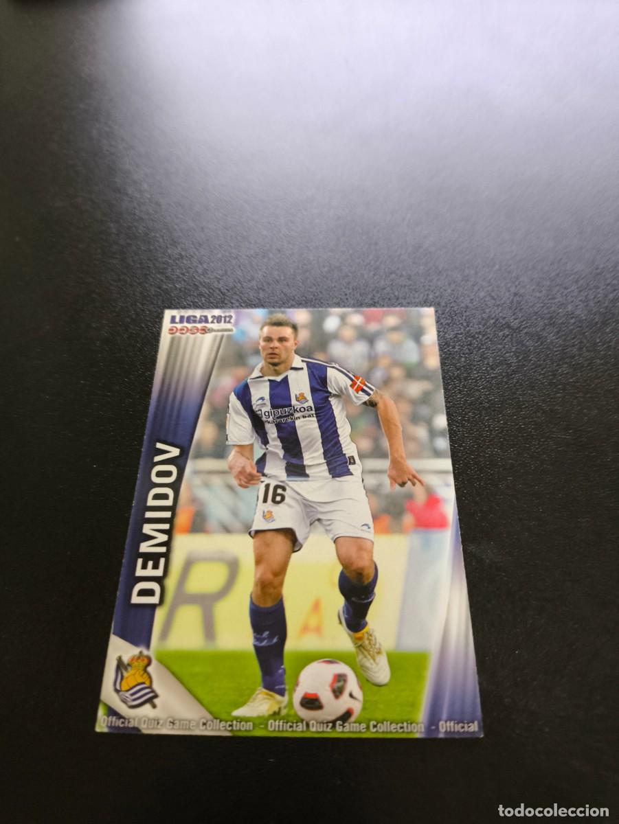 Cromos de F&uacute;tbol: 388 DEMIDOV REAL SOCIEDAD MUNDICROMO LIGA 2011 2012 11 12 NO PANINI ESTE MEGACRACKS