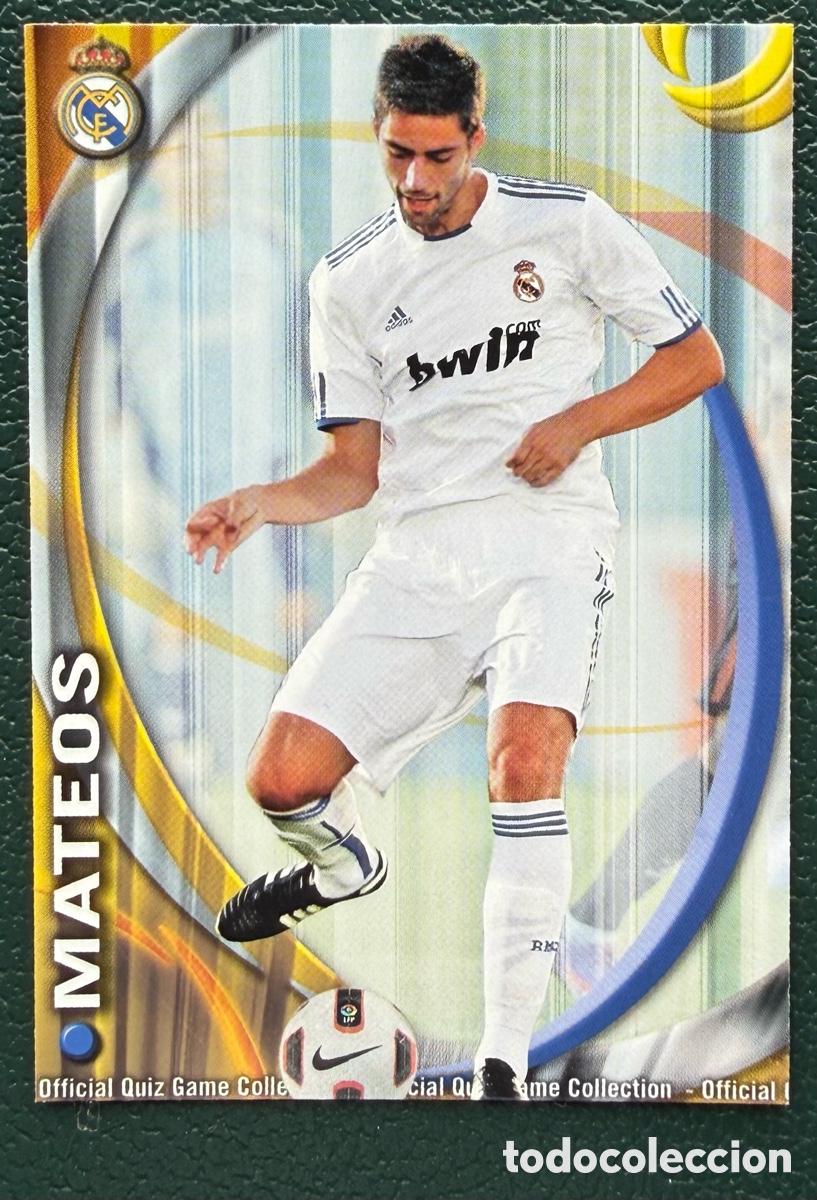 Cromos de F&uacute;tbol: 670 MATEOS REAL MADRID FICHAS ALBUM MUNDICROMO 2010 2011 10 11