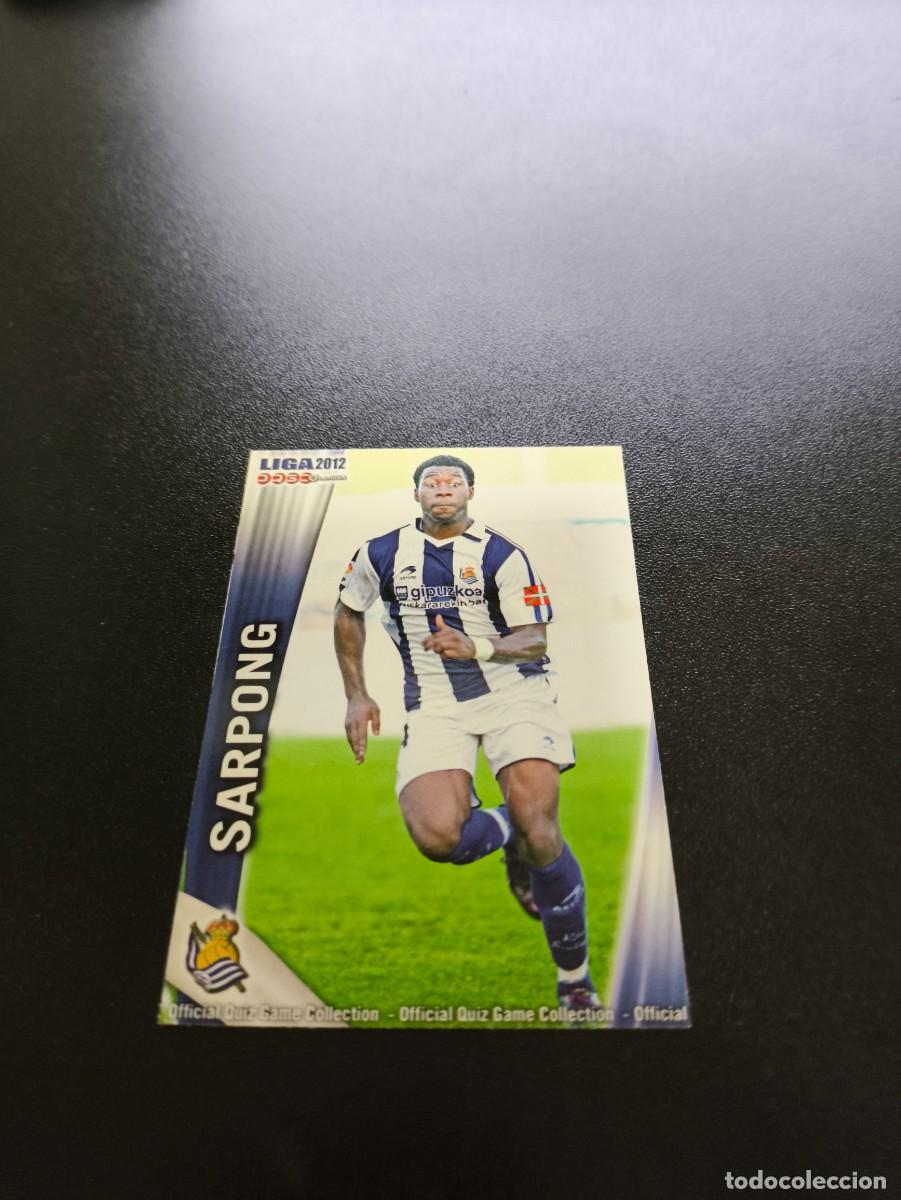 Cromos de F&uacute;tbol: 393 SARPONG REAL SOCIEDAD MUNDICROMO LIGA 2011 2012 11 12 NO PANINI ESTE MEGACRACKS