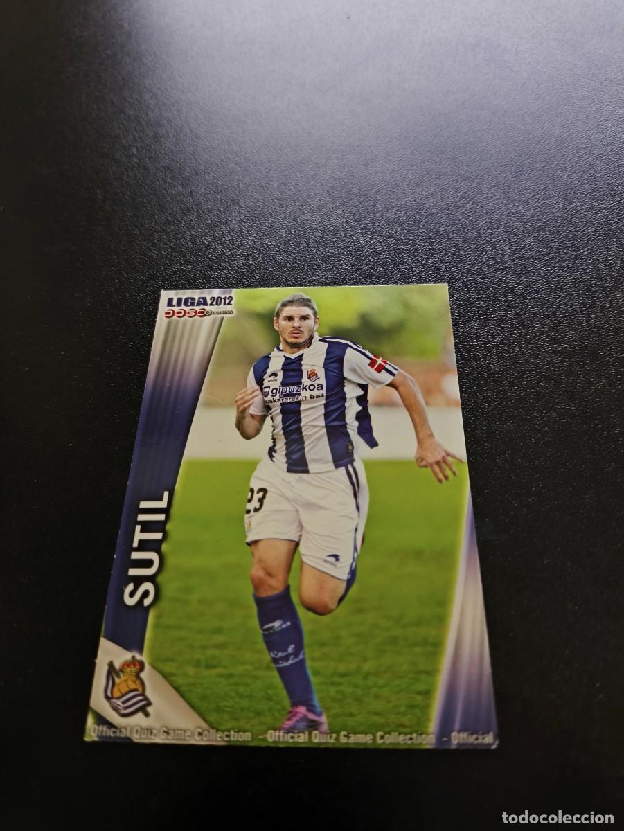 Cromos de F&uacute;tbol: 395 SUTIL BAJA REAL SOCIEDAD MUNDICROMO LIGA 2011 2012 11 12 NO PANINI ESTE MEGACRACKS