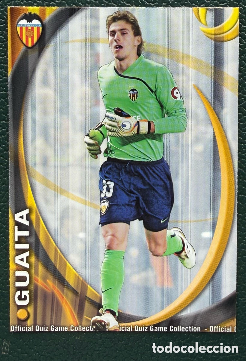 Cartes &agrave; collectionner de Football: 671 GUAITA VALENCIA CF FICHAS ALBUM MUNDICROMO 2010 2011 10 11
