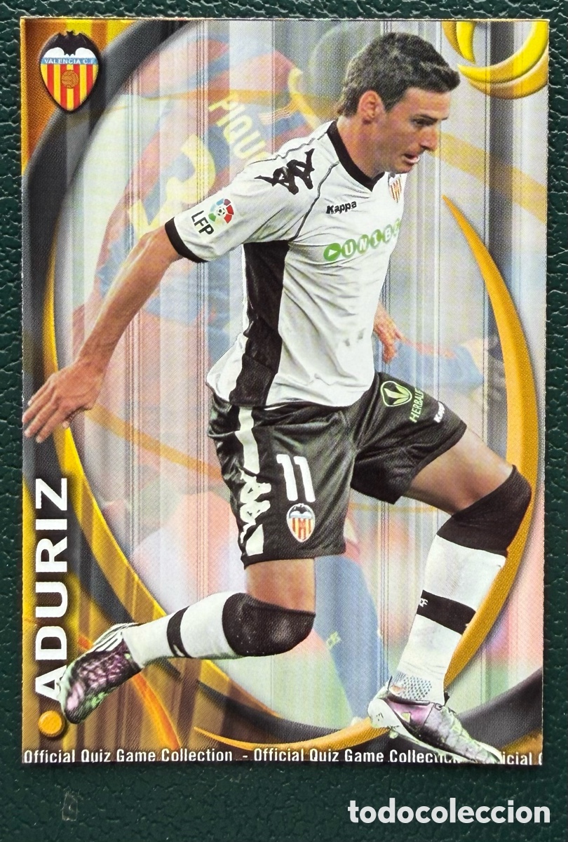 Cartes &agrave; collectionner de Football: 673 ADURIZ VALENCIA CF FICHAS ALBUM MUNDICROMO 2010 2011 10 11