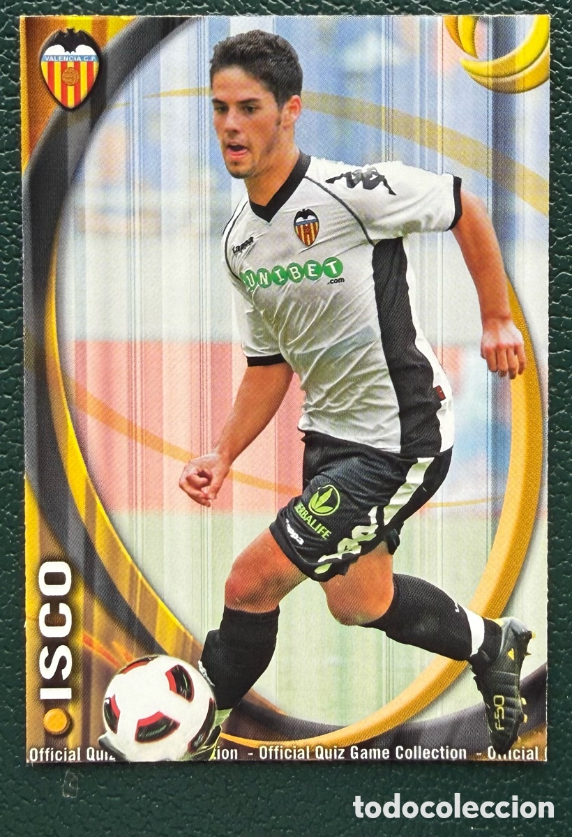 Figurine di Calcio: 675 ISCO VALENCIA CF FICHAS ALBUM MUNDICROMO 2010 2011 10 11