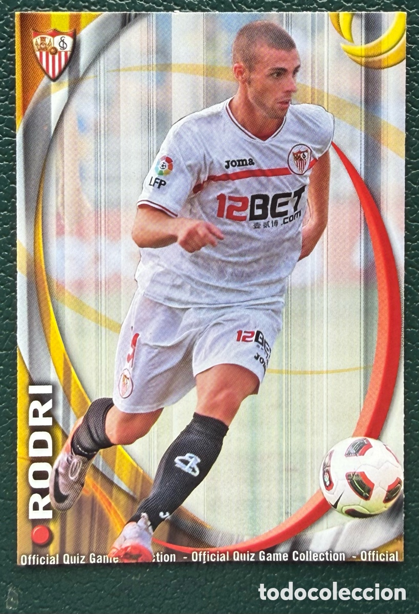 Figurine di Calcio: 676 RODRI SEVILLA FC FICHAS ALBUM MUNDICROMO 2010 2011 10 11