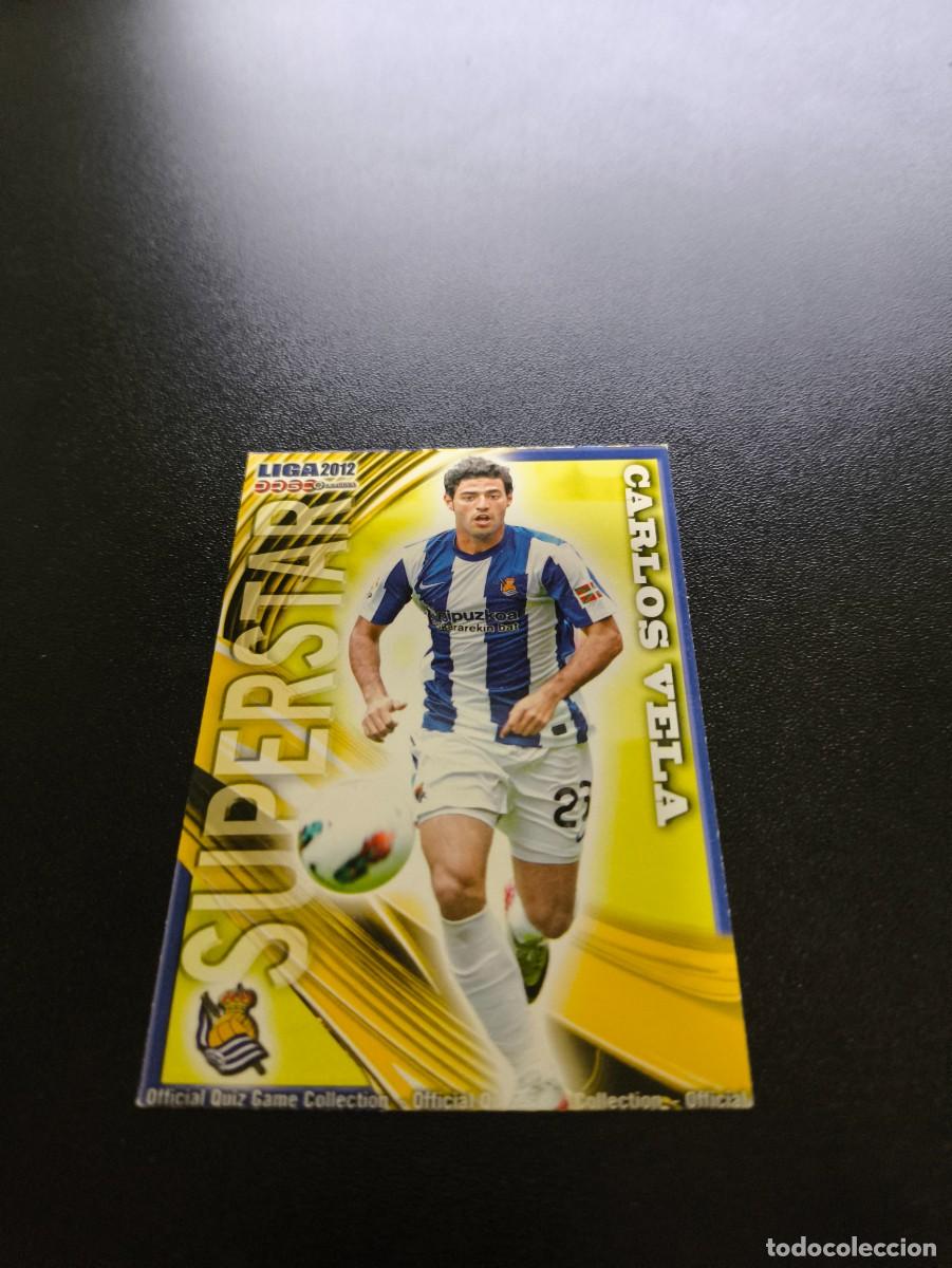 Cromos de F&uacute;tbol: 402 CARLOS VELA MATE REAL SOCIEDAD MUNDICROMO LIGA 2011 2012 11 12 NO PANINI ESTE MEGACRACKS