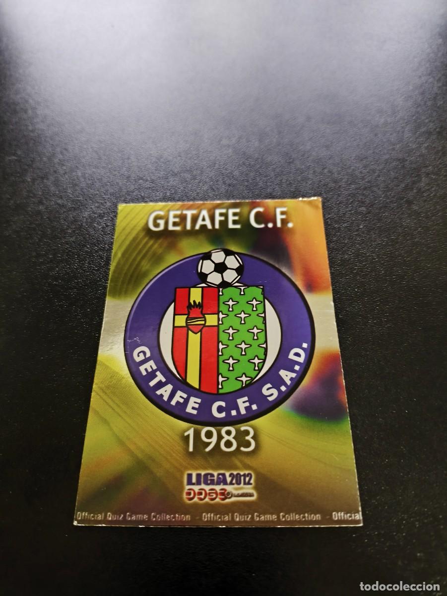 Cromos de F&uacute;tbol: 406 ESCUDO BRILLO LISO GETAFE MUNDICROMO LIGA 2011 2012 11 12 NO PANINI ESTE MEGACRACKS