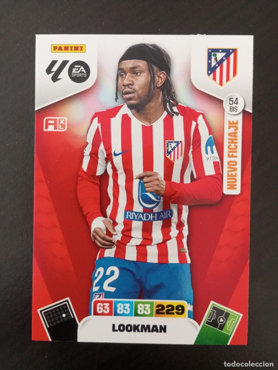 Cromos de F&uacute;tbol: CARD ADRENALYN XL PANINI 2025-2026 25 26 ACTUALIZACI&Oacute;N NUEVO FICHAJE LOOKMAN ATLETICO MADRID 54 BIS