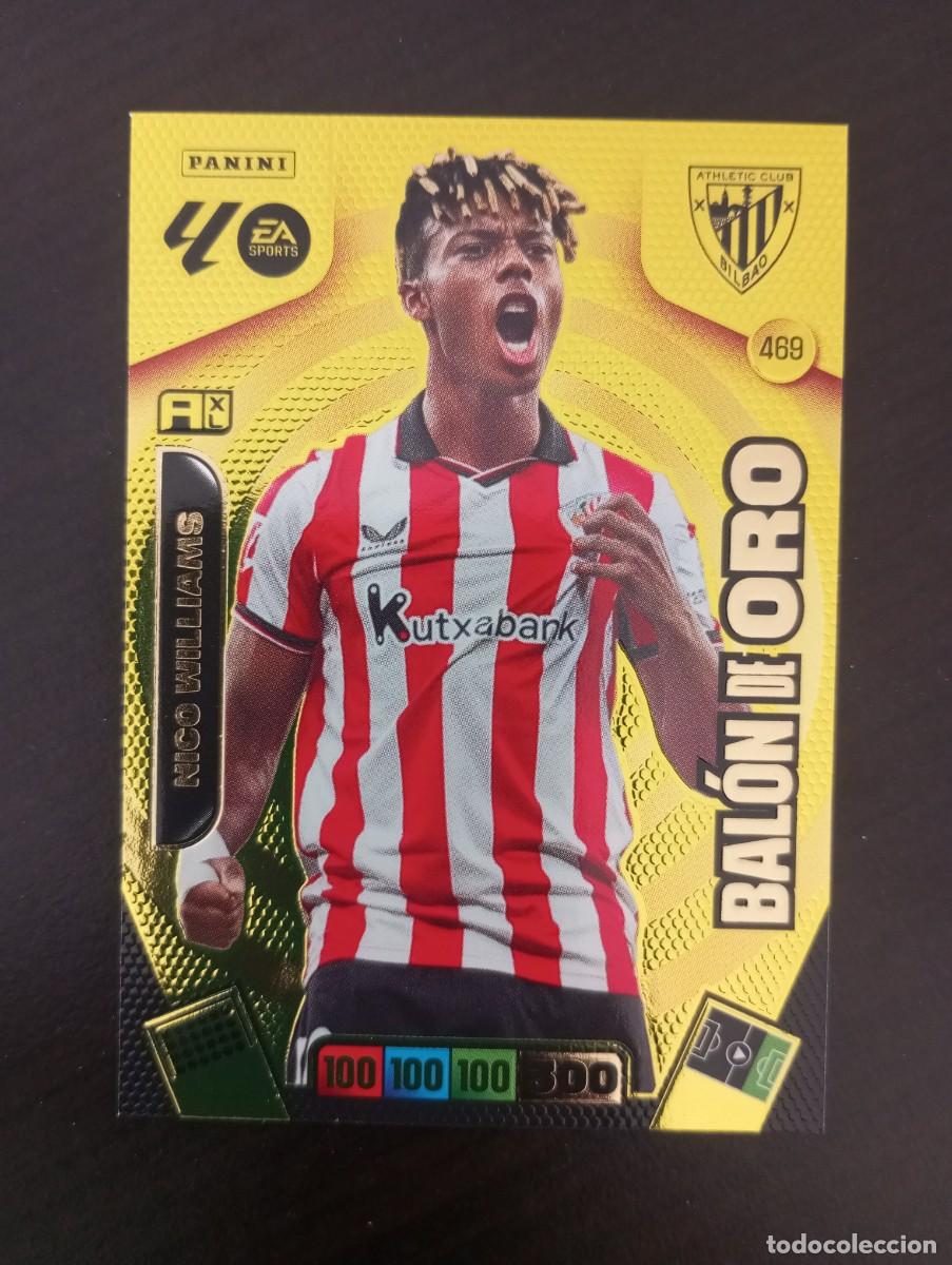 Figurine di Calcio: CARD ADRENALYN XL PANINI 2025-2026 25 26 BALON DE ORO NICO WILLIAMS ATHLETIC CLUB 469