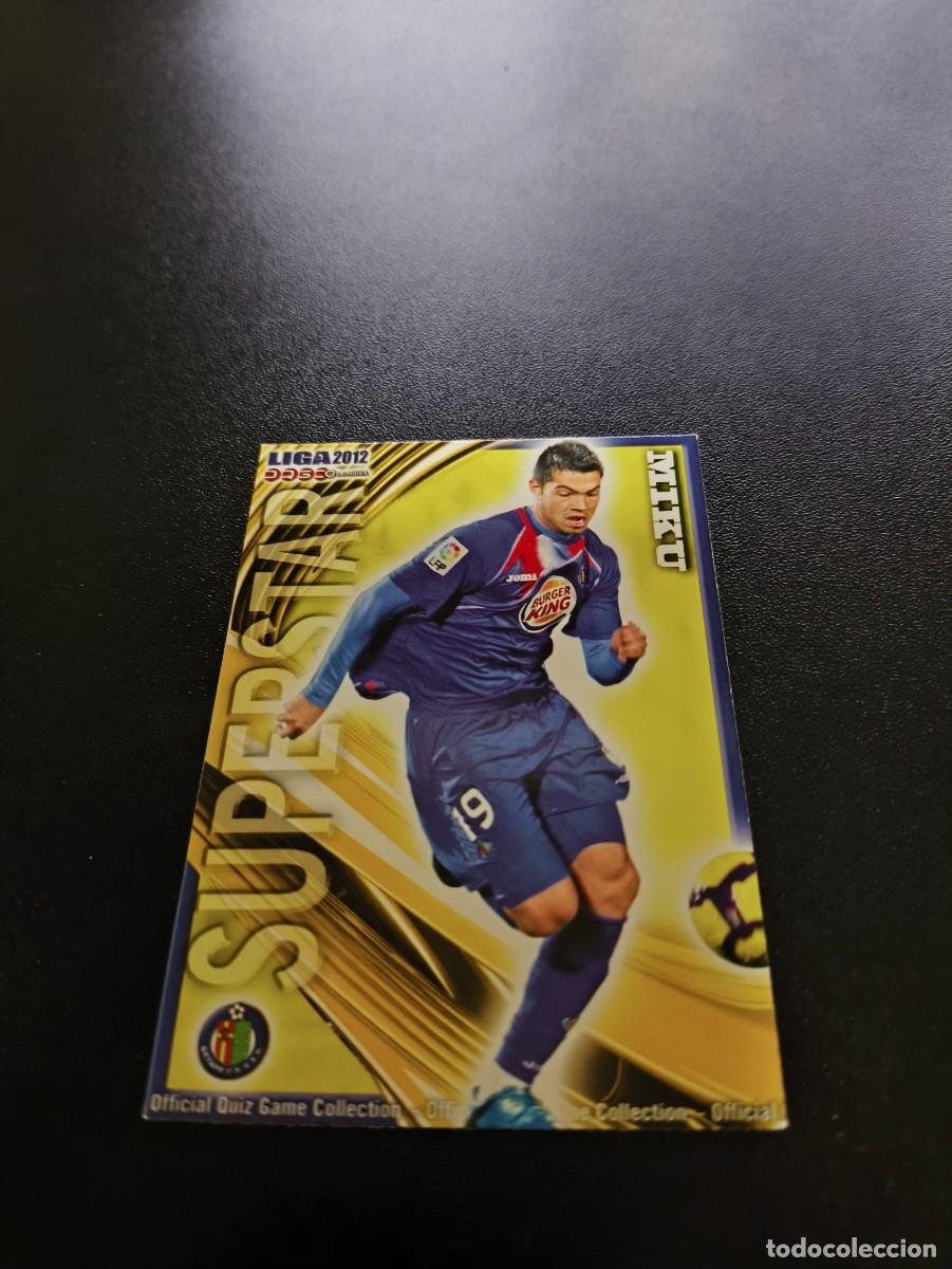 Cromos de F&uacute;tbol: 431 MIKU MATE SUPERSTAR GETAFE MUNDICROMO LIGA 2011 2012 11 12 NO PANINI ESTE MEGACRACKS