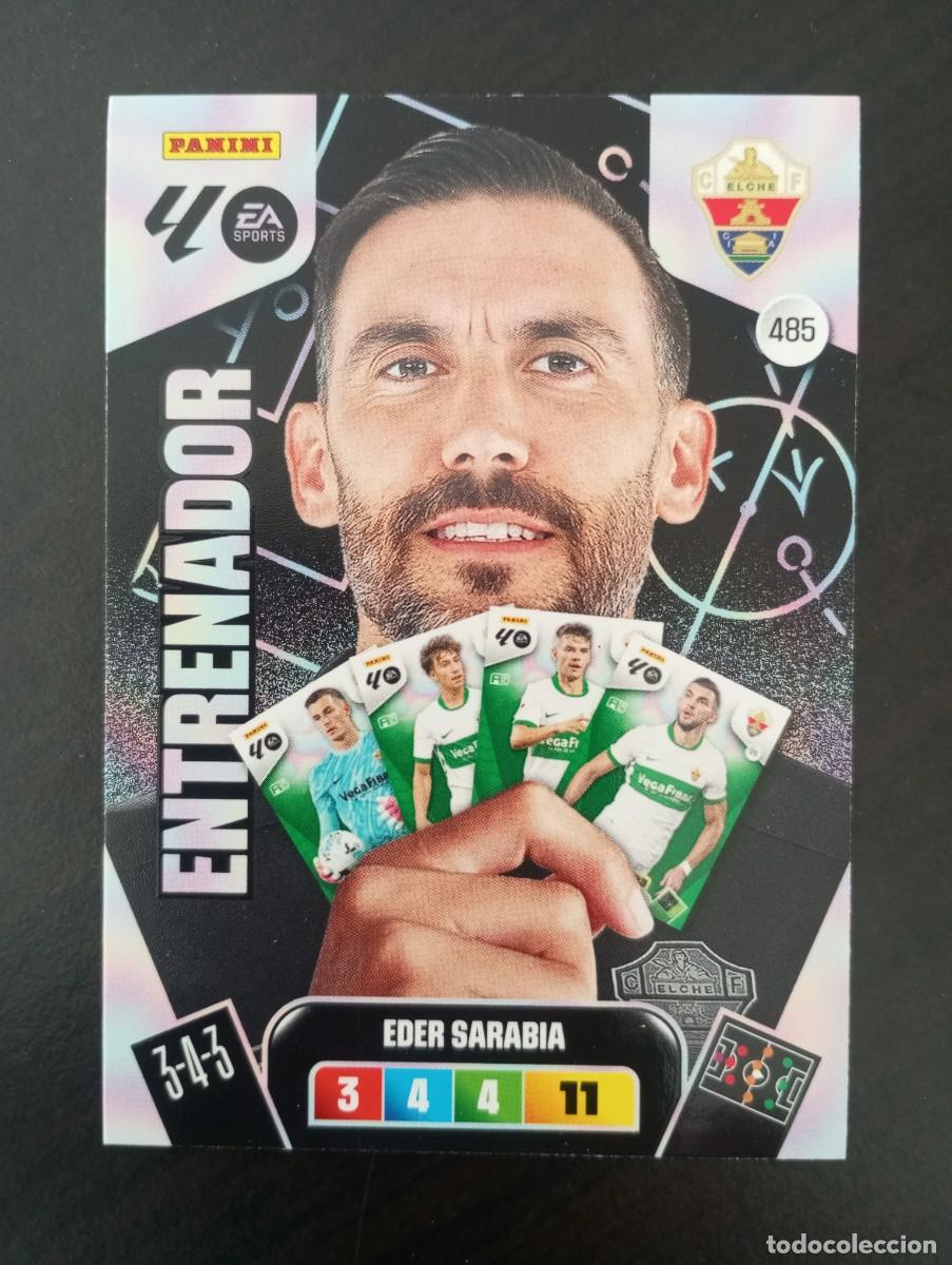 Cromos de F&uacute;tbol: CARD ADRENALYN XL PANINI 2025-2026 25 26 ENTRENADOR EDER SARABIA ELCHE 485