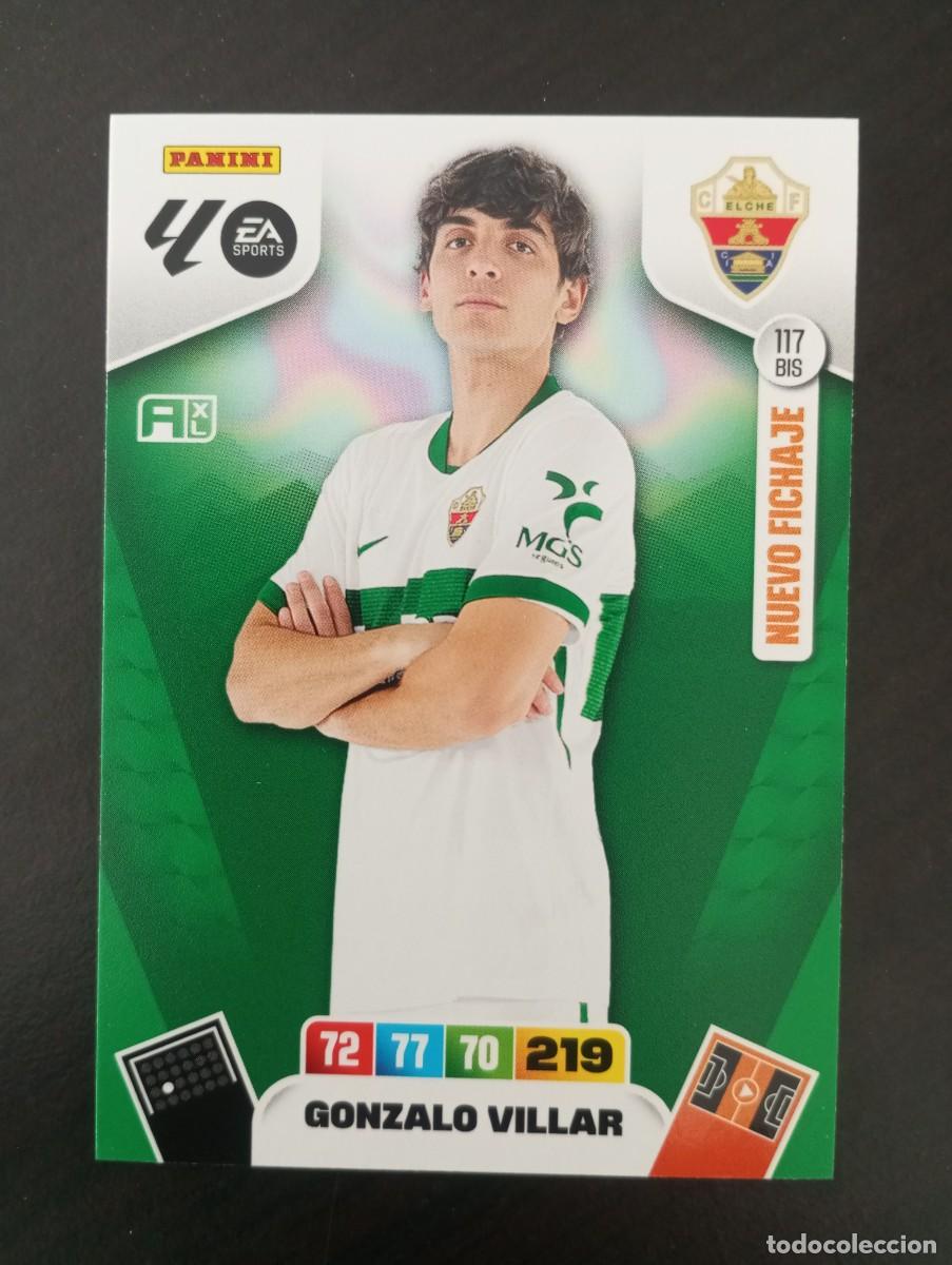 Cromos de F&uacute;tbol: CARD ADRENALYN XL PANINI 2025-2026 25 26 NUEVO FICHAJE GONZALO VILLAR ELCHE 117 BIS