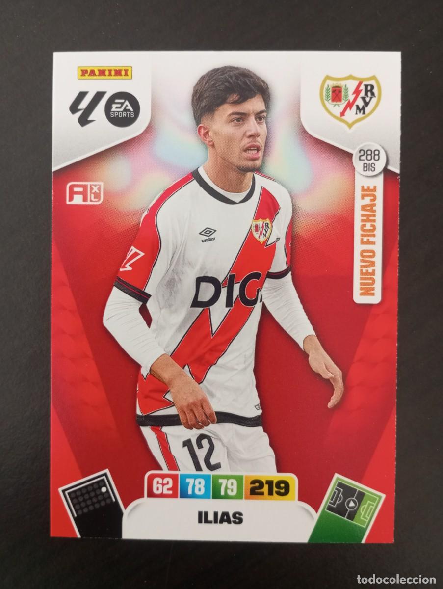 Cromos de F&uacute;tbol: CARD ADRENALYN XL PANINI 2025-2026 25 26 NUEVO FICHAJE ILIAS RAYO VALLECANO 288 BIS