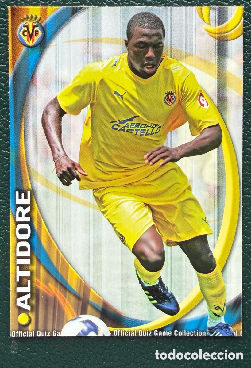 Cromos de F&uacute;tbol: 684 ALTIDORE VILLARREAL CF FICHAS ALBUM MUNDICROMO 2010 2011 10 11