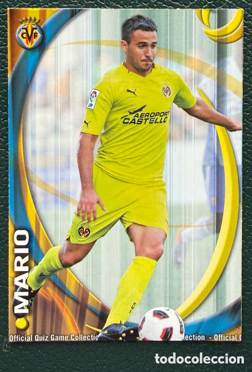 Cromos de F&uacute;tbol: 685 MARIO VILLARREAL CF FICHAS ALBUM MUNDICROMO 2010 2011 10 11