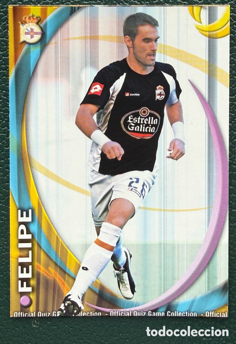 Figurine di Calcio: 687 FELIPE DEPORTIVO DE LA CORU&Ntilde;A FICHAS ALBUM MUNDICROMO 2010 2011 10 11