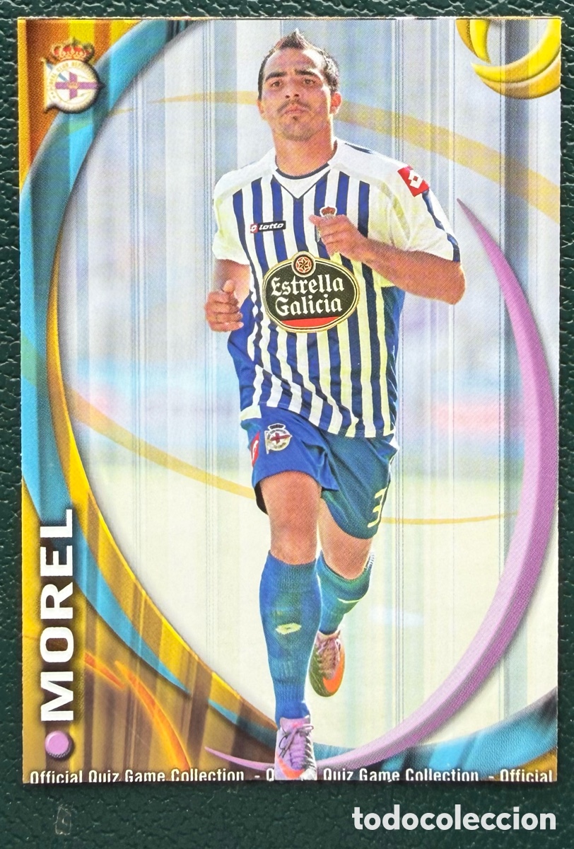 Cromos de F&uacute;tbol: 688 MOREL DEPORTIVO DE LA CORU&Ntilde;A FICHAS ALBUM MUNDICROMO 2010 2011 10 11