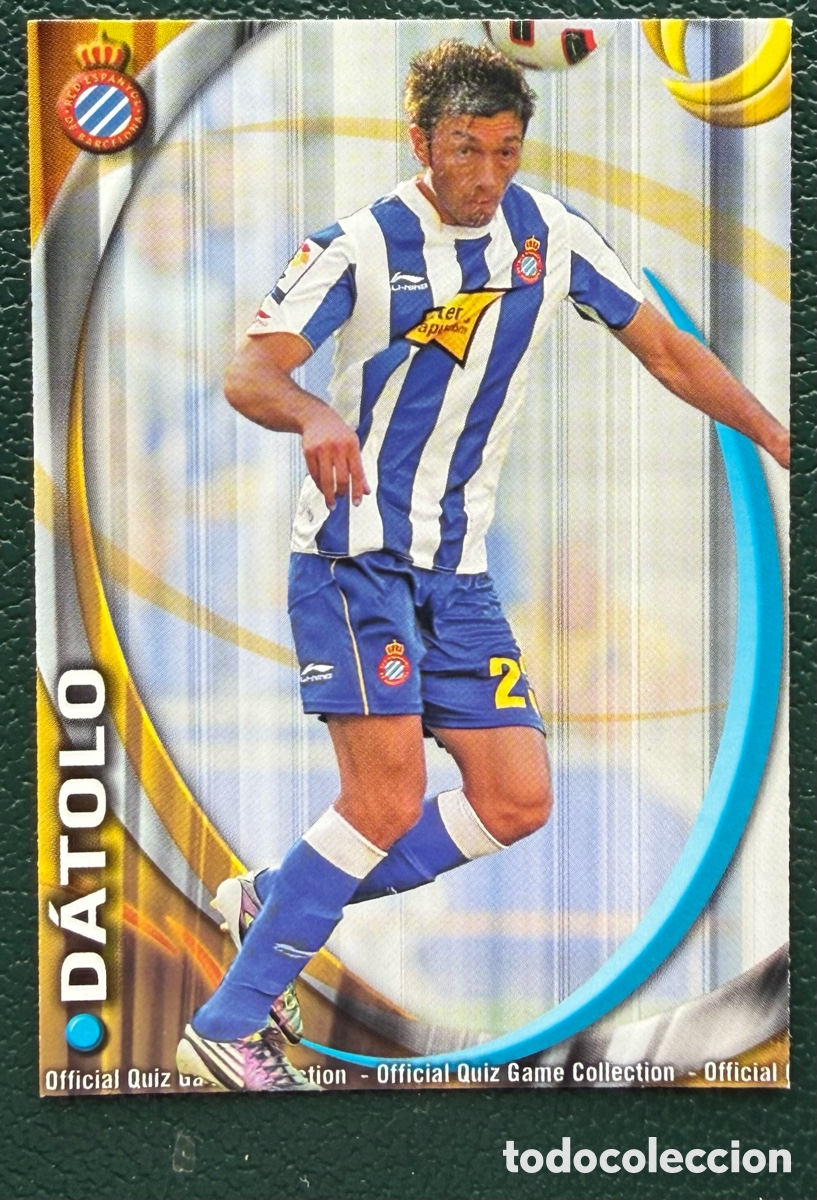 Cromos de F&uacute;tbol: 692 DATOLO RCD ESPANYOL FICHAS ALBUM MUNDICROMO 2010 2011 10 11