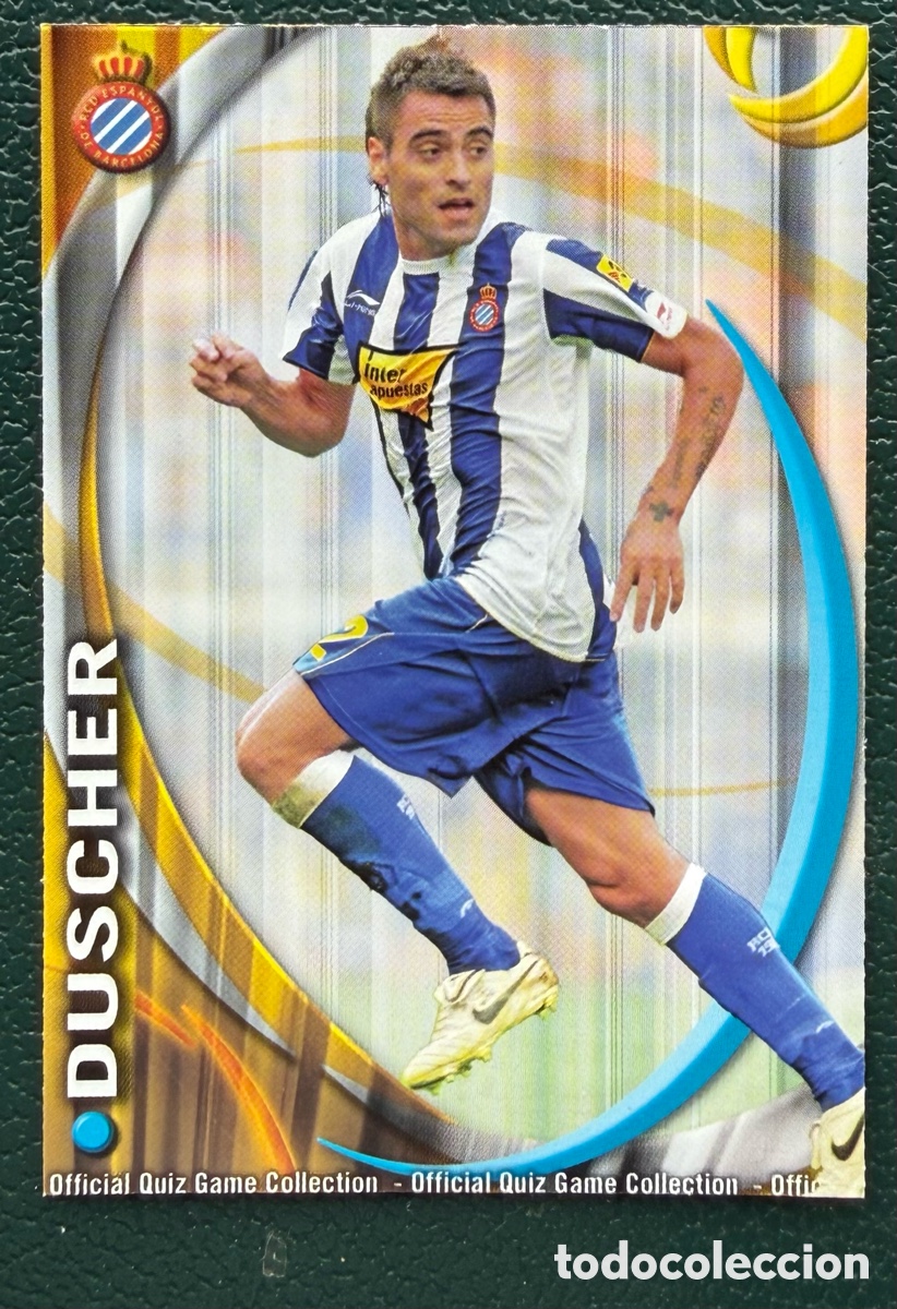 Cromos de F&uacute;tbol: 693 DUSCHER RCD ESPANYOL FICHAS ALBUM MUNDICROMO 2010 2011 10 11
