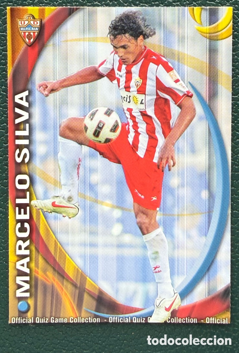 Football Stickers: 696 MARCELO SILVA UD ALMERIA FICHAS ALBUM MUNDICROMO 2010 2011 10 11