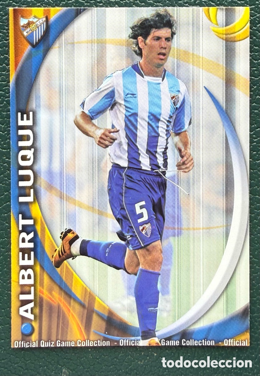 Cromos de F&uacute;tbol: 702 ALBERT LUQUE MALAGA CF FICHAS ALBUM MUNDICROMO 2010 2011 10 11