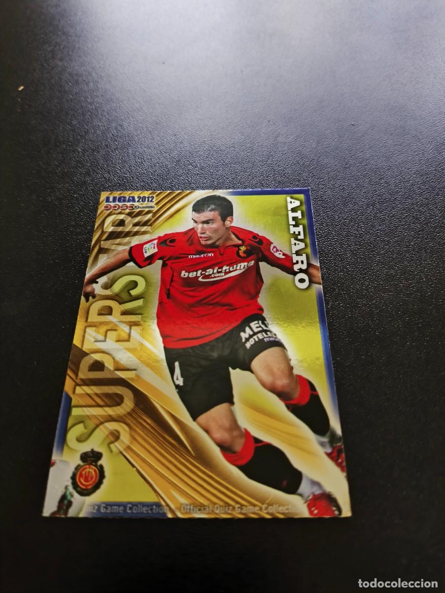 Cromos de F&uacute;tbol: 457 ALFARO BRILLO LISO SUPERSTAR MALLORCA MUNDICROMO LIGA 2011 2012 11 12 NO PANINI ESTE MEGACRACKS