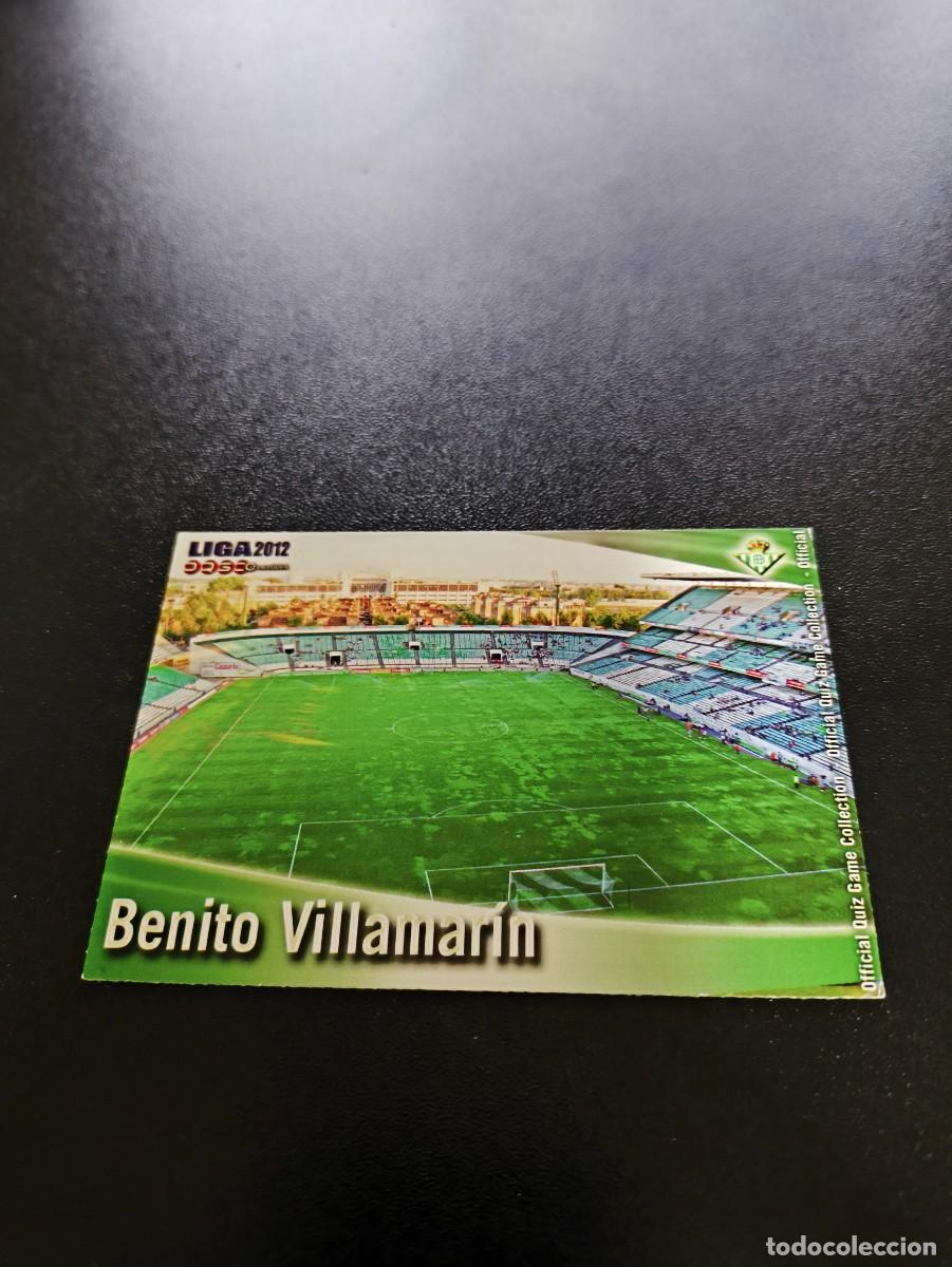 Cromos de F&uacute;tbol: 461 BENITO VILLAMARIN MATE REAL BETIS MUNDICROMO LIGA 2011 2012 11 12 NO PANINI ESTE MEGACRACKS