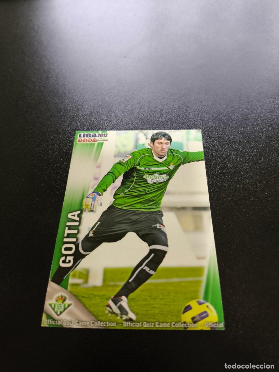 Cromos de F&uacute;tbol: 464 GOITIA REAL BETIS MUNDICROMO LIGA 2011 2012 11 12 NO PANINI ESTE MEGACRACKS
