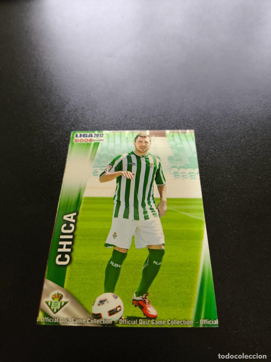 Cromos de F&uacute;tbol: 465 CHICA REAL BETIS MUNDICROMO LIGA 2011 2012 11 12 NO PANINI ESTE MEGACRACKS