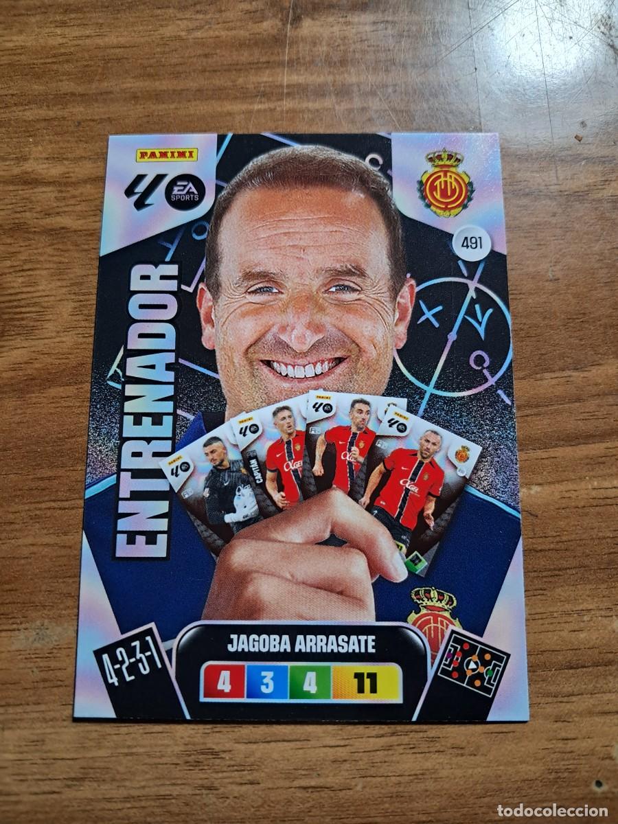 Cromos de F&uacute;tbol: CROMO COLECCIONES ESTE TEMPORADA 25/26: ENTRENADOR JAGOBA ARRASATE (MALLORCA), N&deg; 491