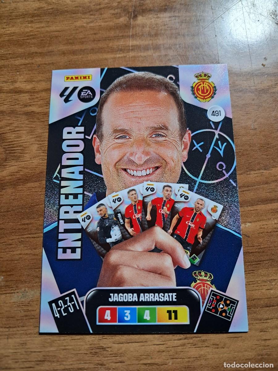 Cromos de F&uacute;tbol: CROMO COLECCIONES ESTE TEMPORADA 25/26: ENTRENADOR JAGOBA ARRASATE (MALLORCA), N&deg; 491