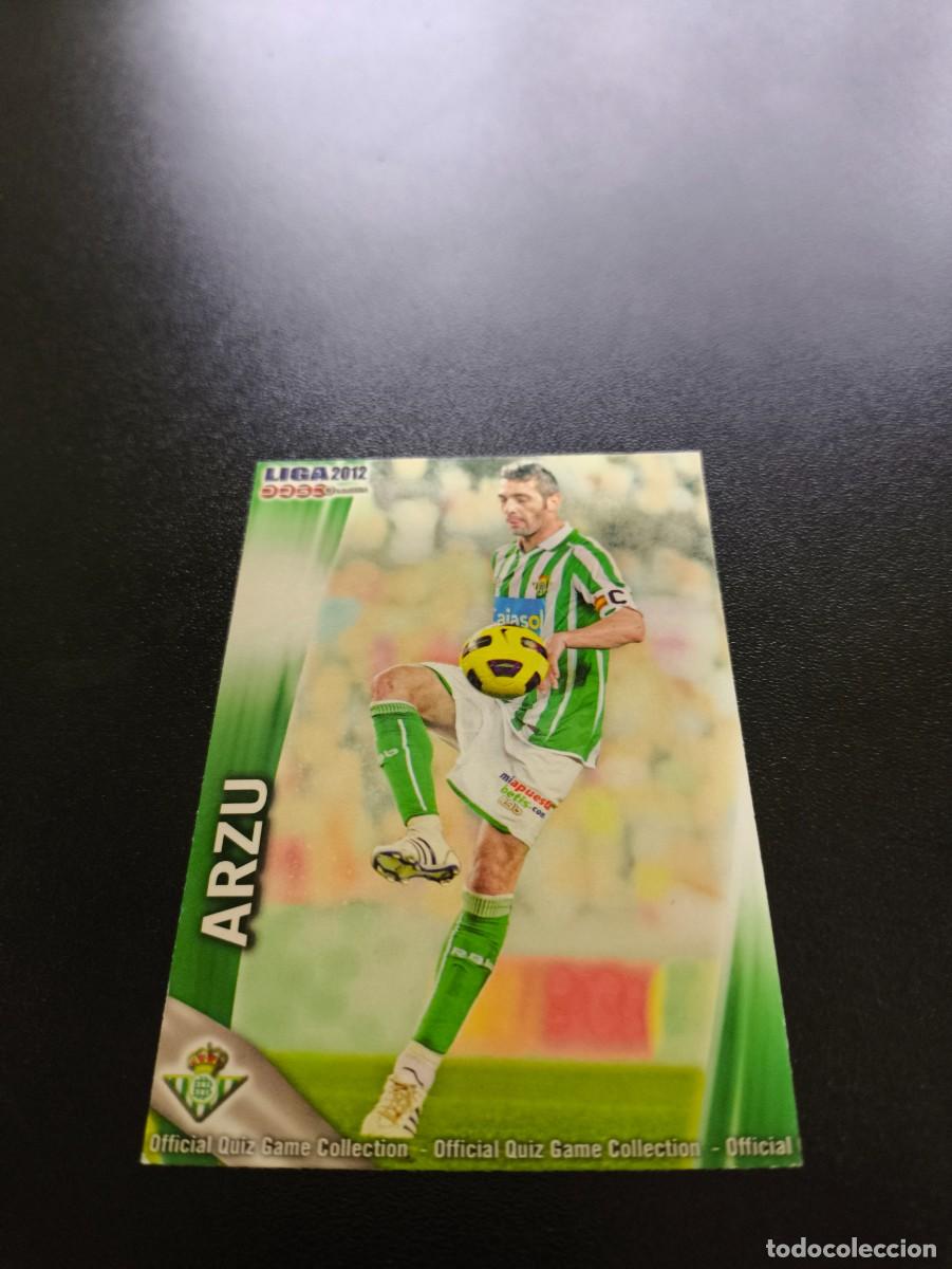 Cromos de F&uacute;tbol: 473 ARZU BAJA REAL BETIS MUNDICROMO LIGA 2011 2012 11 12 NO PANINI ESTE MEGACRACKS