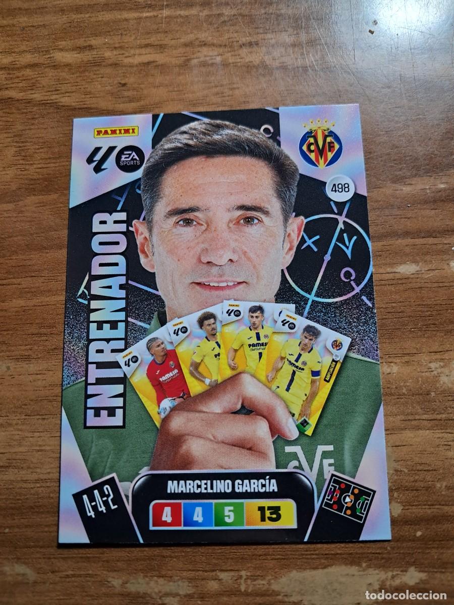 Cromos de F&uacute;tbol: CROMO COLECCIONES ESTE TEMPORADA 25/26: ENTRENADOR MARCELINO GARC&Iacute;A (VILLARREAL), N&deg; 498