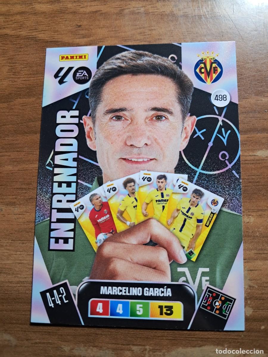 Cromos de F&uacute;tbol: CROMO COLECCIONES ESTE TEMPORADA 25/26: ENTRENADOR MARCELINO GARC&Iacute;A (VILLARREAL), N&deg; 498