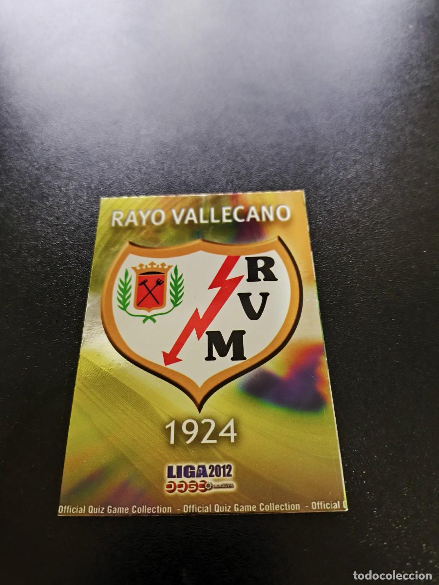Cromos de F&uacute;tbol: 487 ESCUDO BRILLO LISO RAYO VALLECANO MUNDICROMO LIGA 2011 2012 11 12 NO PANINI ESTE MEGACRACKS