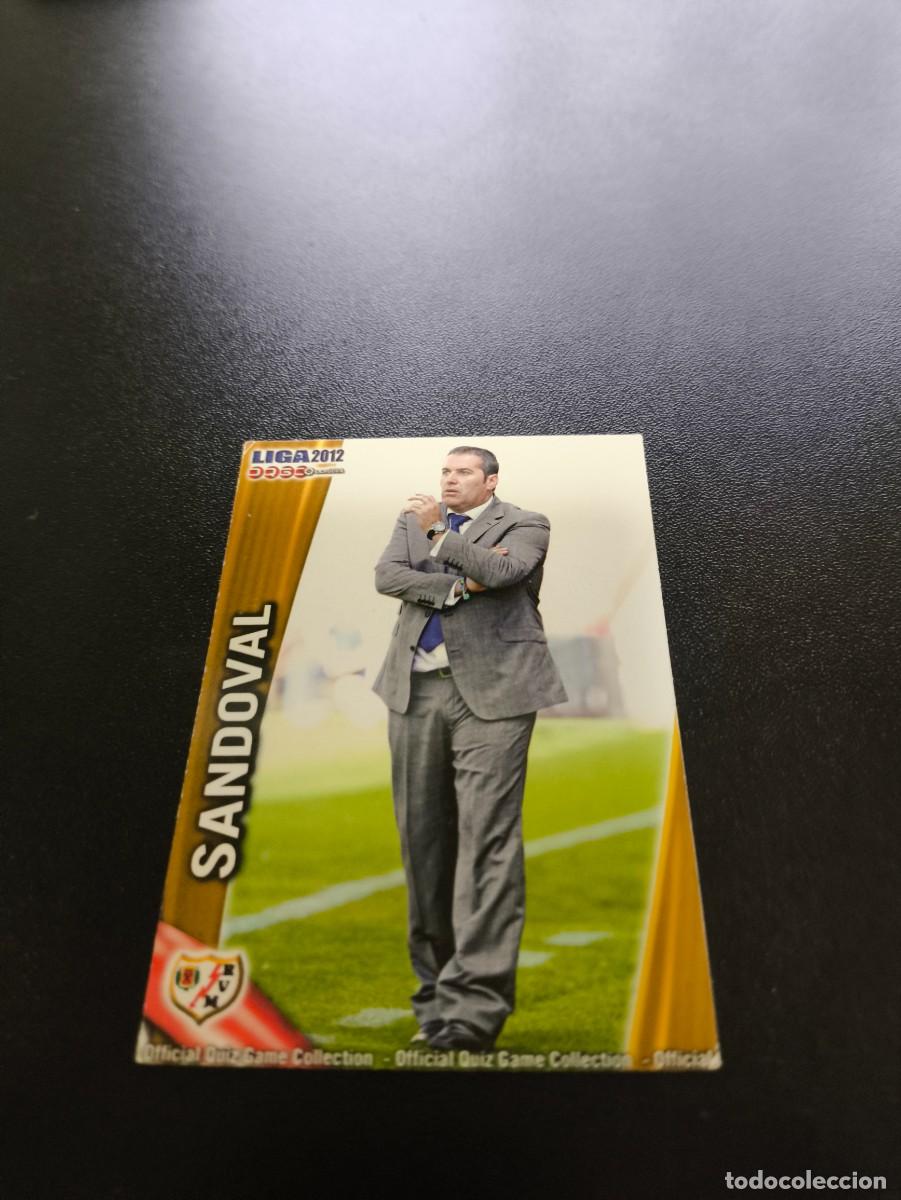 Cromos de F&uacute;tbol: 489 SANDOVAL RAYO VALLECANO MUNDICROMO LIGA 2011 2012 11 12 NO PANINI ESTE MEGACRACKS