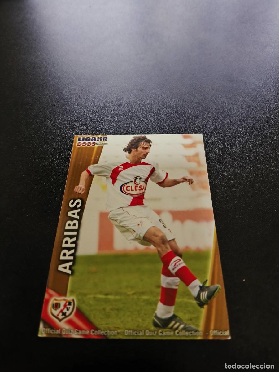 Cromos de F&uacute;tbol: 495 ARRIBAS RAYO VALLECANO MUNDICROMO LIGA 2011 2012 11 12 NO PANINI ESTE MEGACRACKS