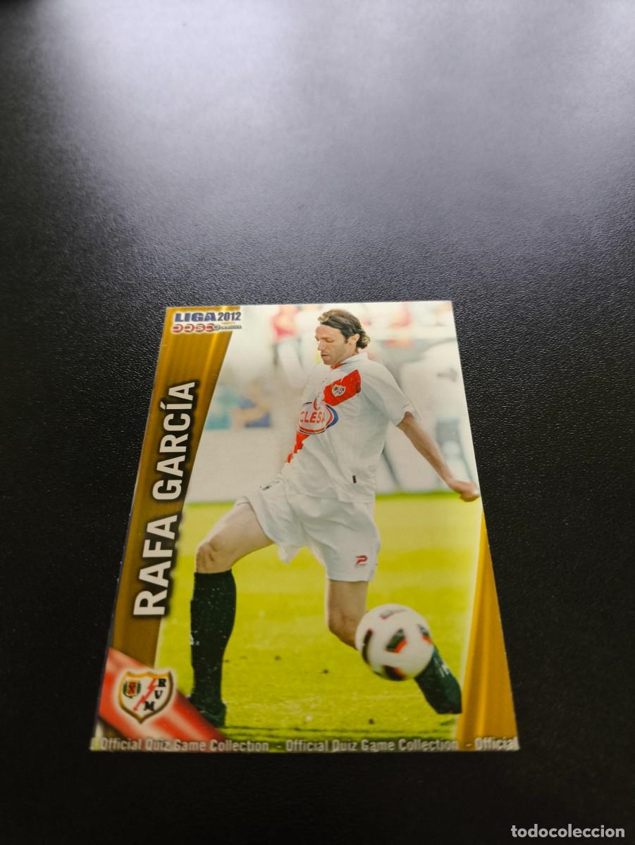 Cromos de F&uacute;tbol: 497 RAFA GARCIA RAYO VALLECANO MUNDICROMO LIGA 2011 2012 11 12 NO PANINI ESTE MEGACRACKS
