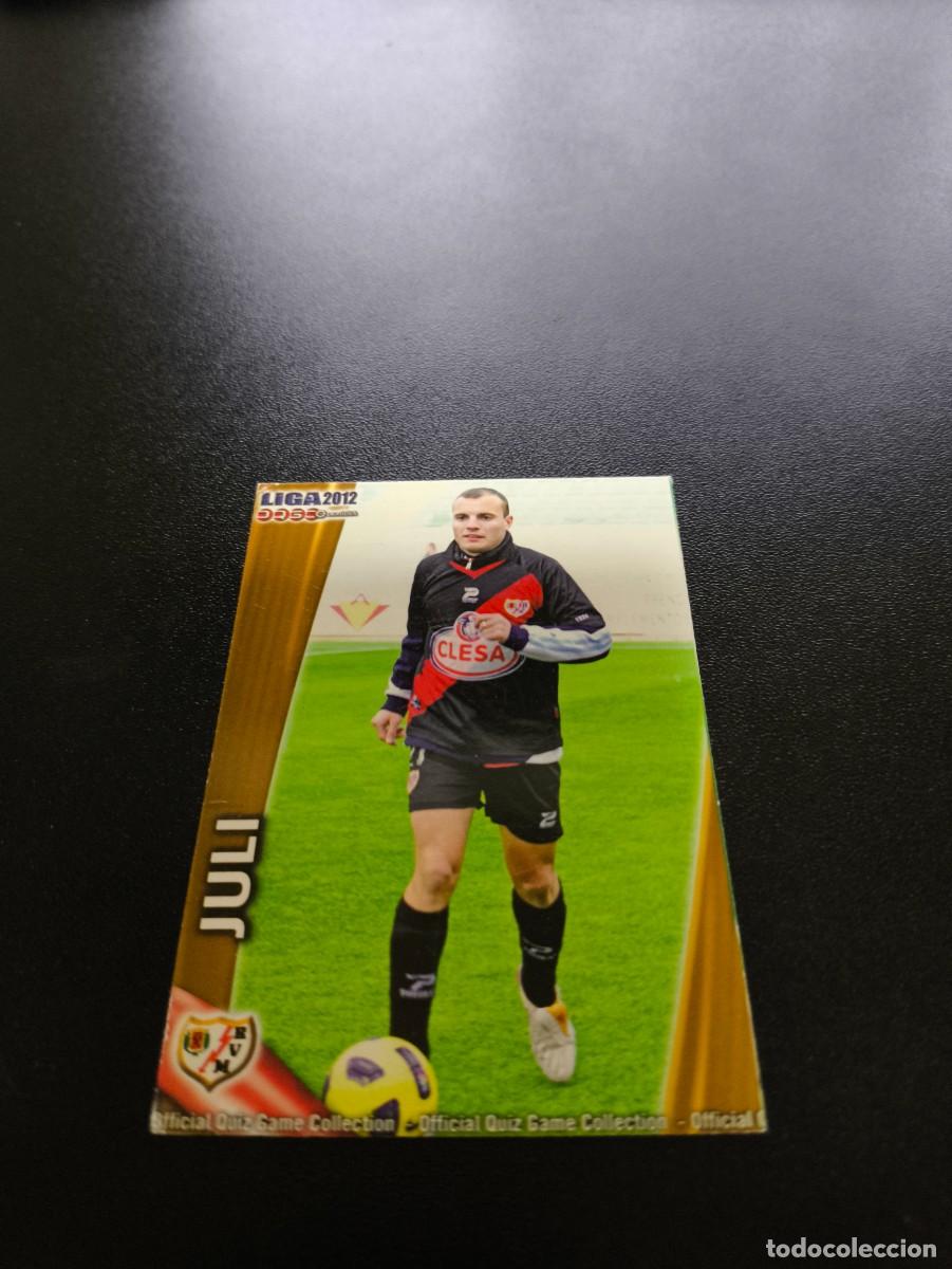 Cromos de F&uacute;tbol: 498 JULI BAJA RAYO VALLECANO MUNDICROMO LIGA 2011 2012 11 12 NO PANINI ESTE MEGACRACKS