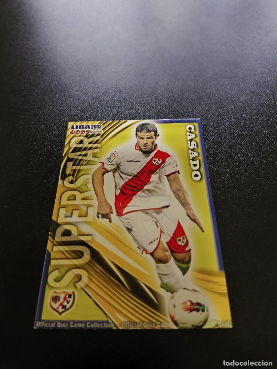 Cromos de F&uacute;tbol: 509 CASADO MATE SUPERSTAR RAYO VALLECANO MUNDICROMO LIGA 2011 2012 11 12 NO PANINI ESTE MEGACRACKS