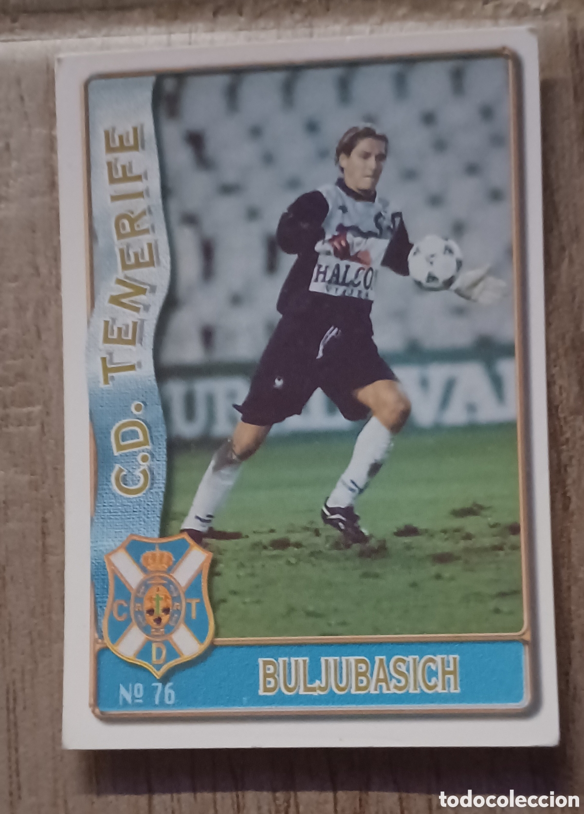 Cromos de F&uacute;tbol: CROMO BULJUBASICH N 76 BAJA CD TENERIFE MUNDICROMO LAS FICHAS DE LA LIGA 96 97 CART&Oacute;N NUEVO