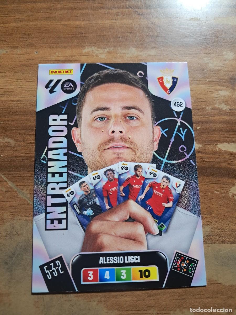 Cromos de F&uacute;tbol: CROMO COLECCIONES ESTE TEMPORADA 25/26: ENTRENADOR ALESSIO LISCI (OSASUNA), N&deg; 492