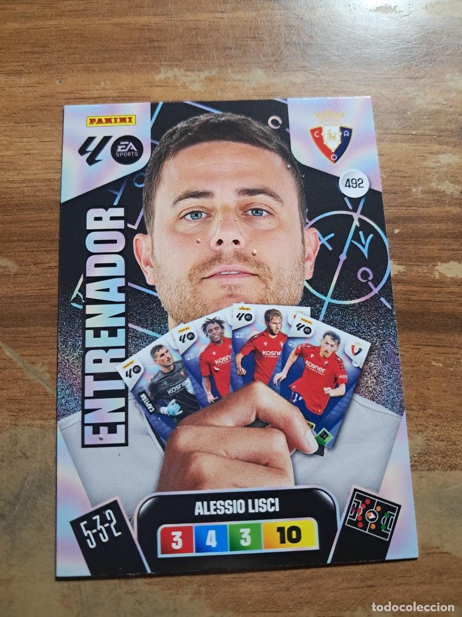 Cromos de F&uacute;tbol: CROMO COLECCIONES ESTE TEMPORADA 25/26: ENTRENADOR ALESSIO LISCI (OSASUNA), N&deg; 492