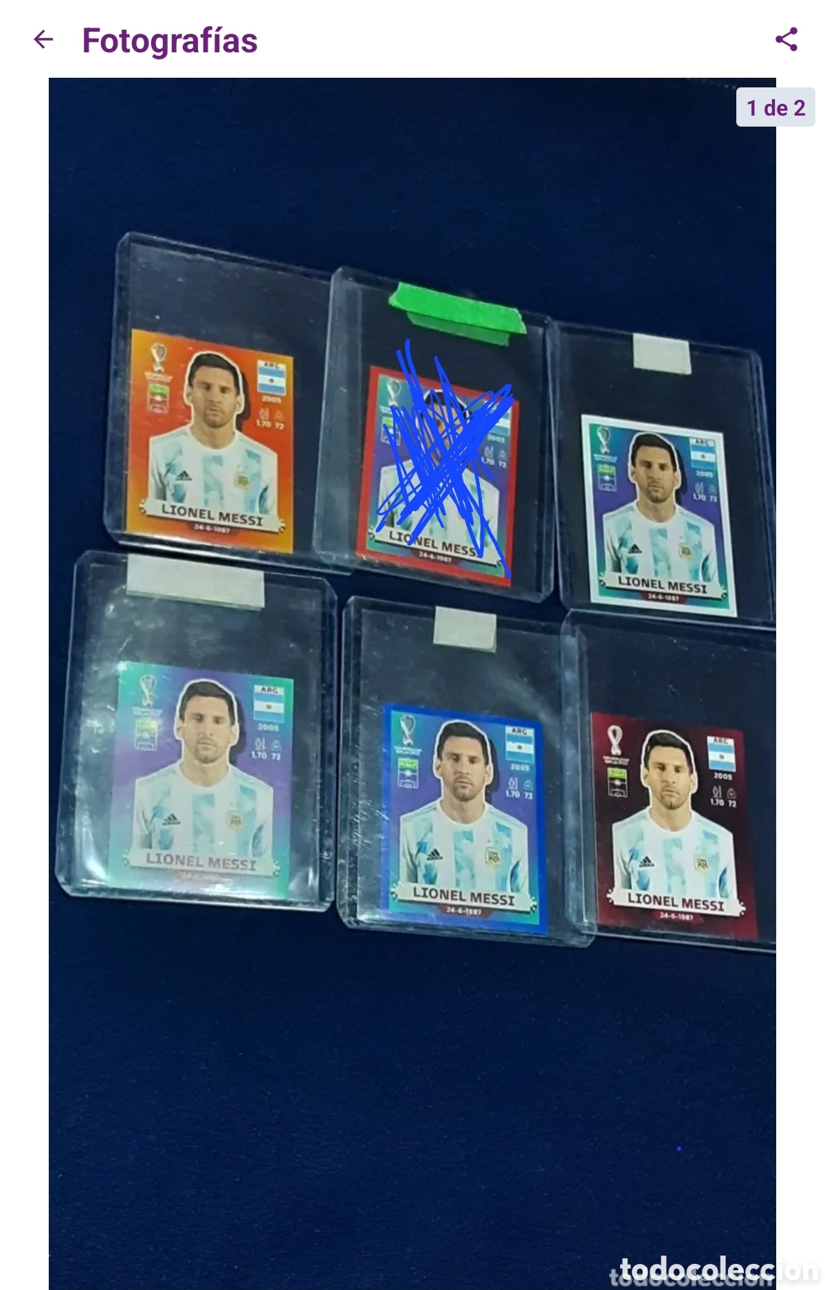 Figurine di Calcio: MESSI QATAR FIFA WORD