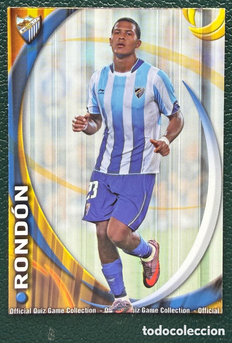 Football Stickers: 704 RONDON MALAGA CF FICHAS ALBUM MUNDICROMO 2010 2011 10 11