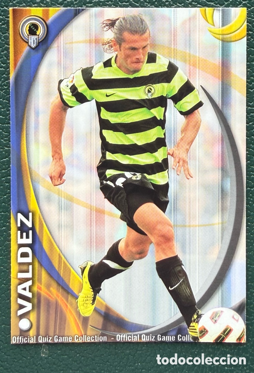 Football Stickers: 706 VALDEZ HERCULES CF FICHAS ALBUM MUNDICROMO 2010 2011 10 11