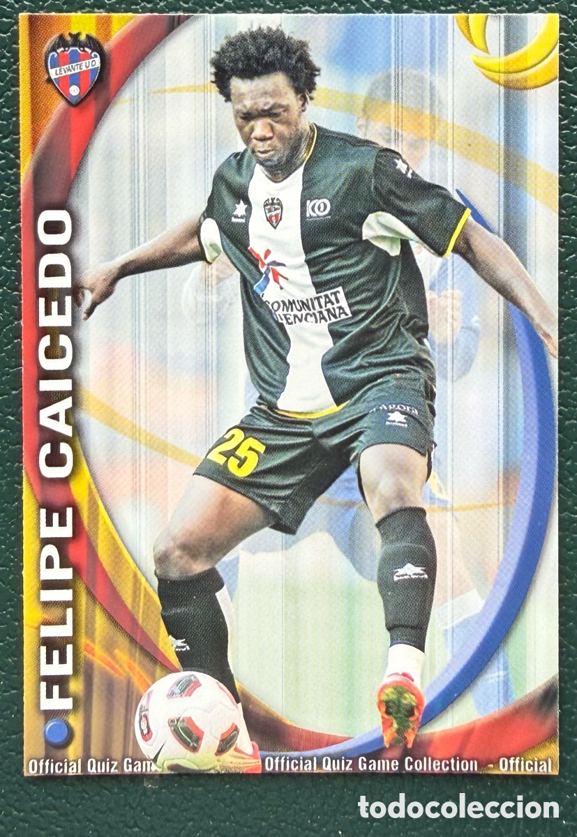 Cartes &agrave; collectionner de Football: 708 FELIPE CAICEDO LEVANTE UD FICHAS ALBUM MUNDICROMO 2010 2011 10 11